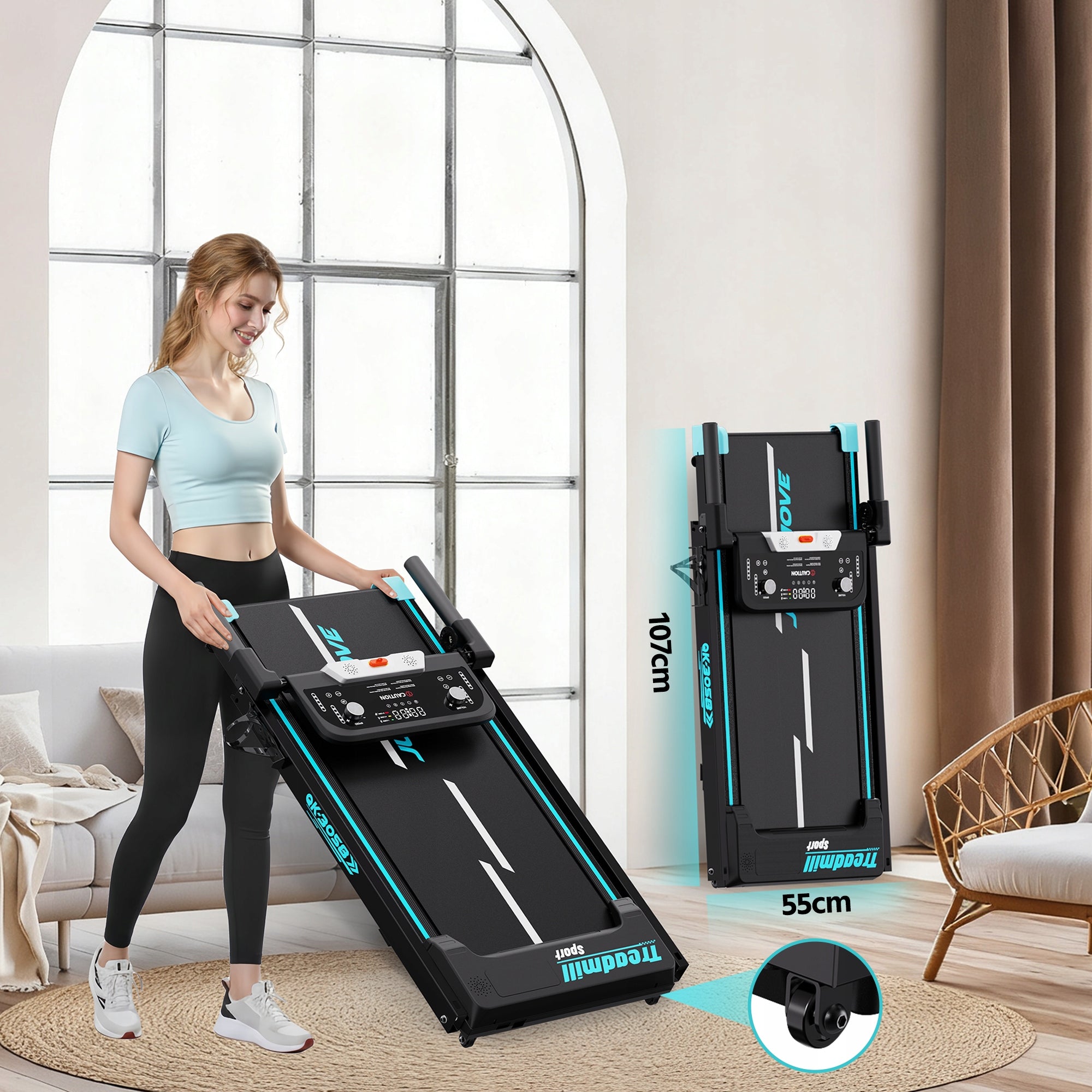 Electric Treadmill FoldingYEE GOO |3.0KM |1-14KM/H |Bluetooth Speaker |9% Model other
