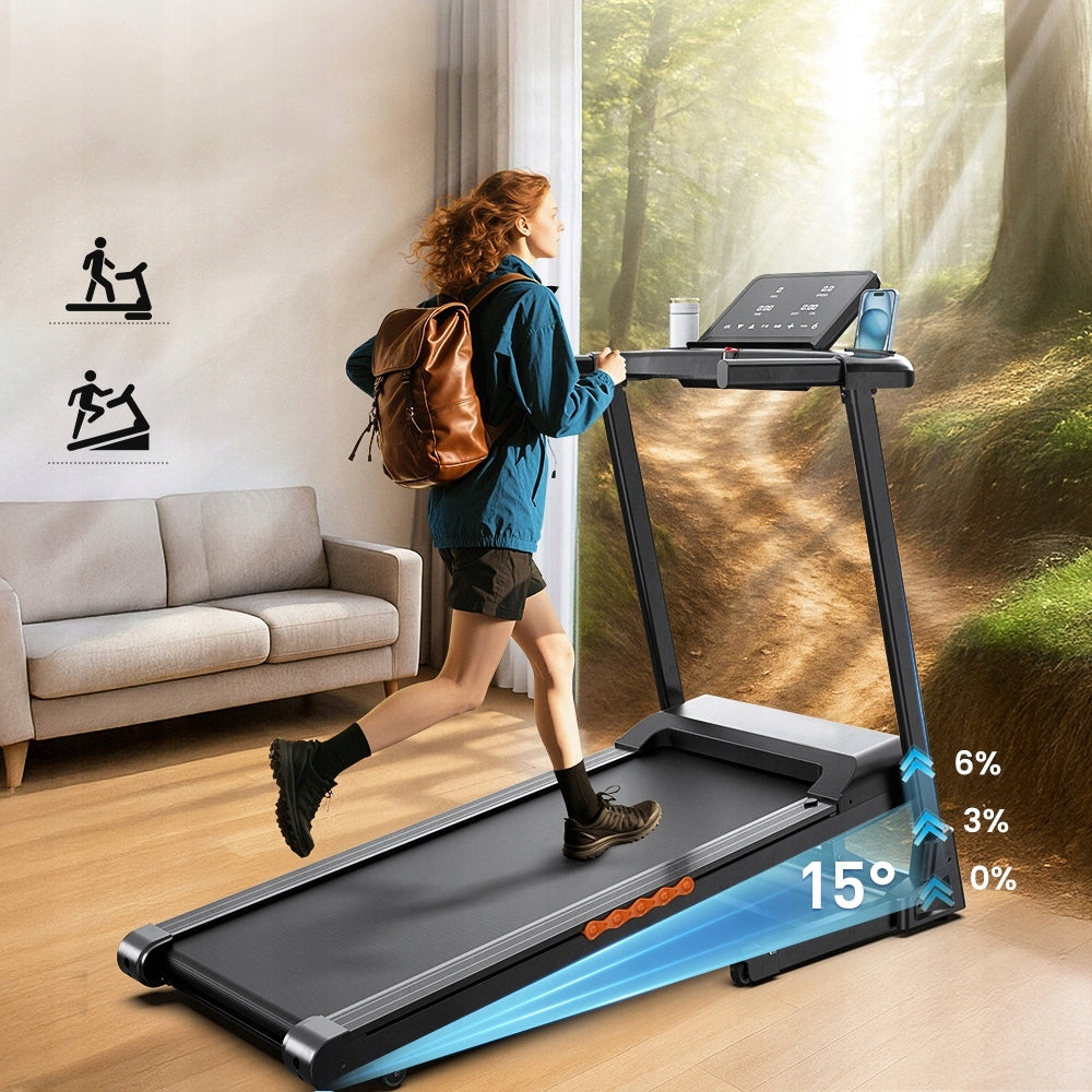 Electric Treadmill Professional Adjustable Incline 1-13.5 KM/H Maximum user weight 150 kg