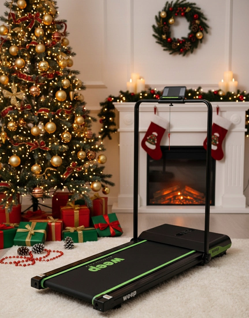 Electric Treadmill with Vibration Platform 2in1 Folding Under Bed WEEP VIBE Brand WEEP