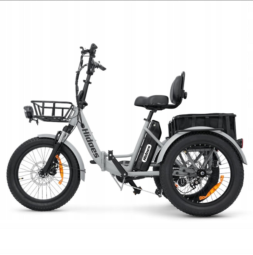 Electric Tricycle Hidoes T2 48V17.4Ah 750W 20" Women's/Men's Manufacturer code Hidoes T2 48V17.4Ah 750W 20"