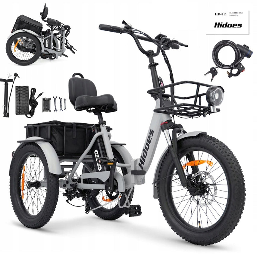 Electric Tricycle Hidoes T2 48V17.4Ah 750W 20" Women's/Men's