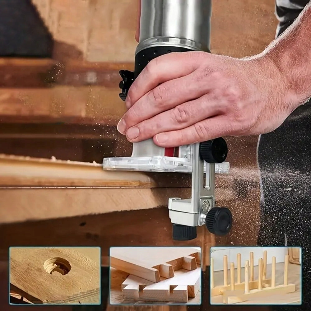 Electric Trimmer With LED Lighting Designed For Cutting Groove Packaging status original