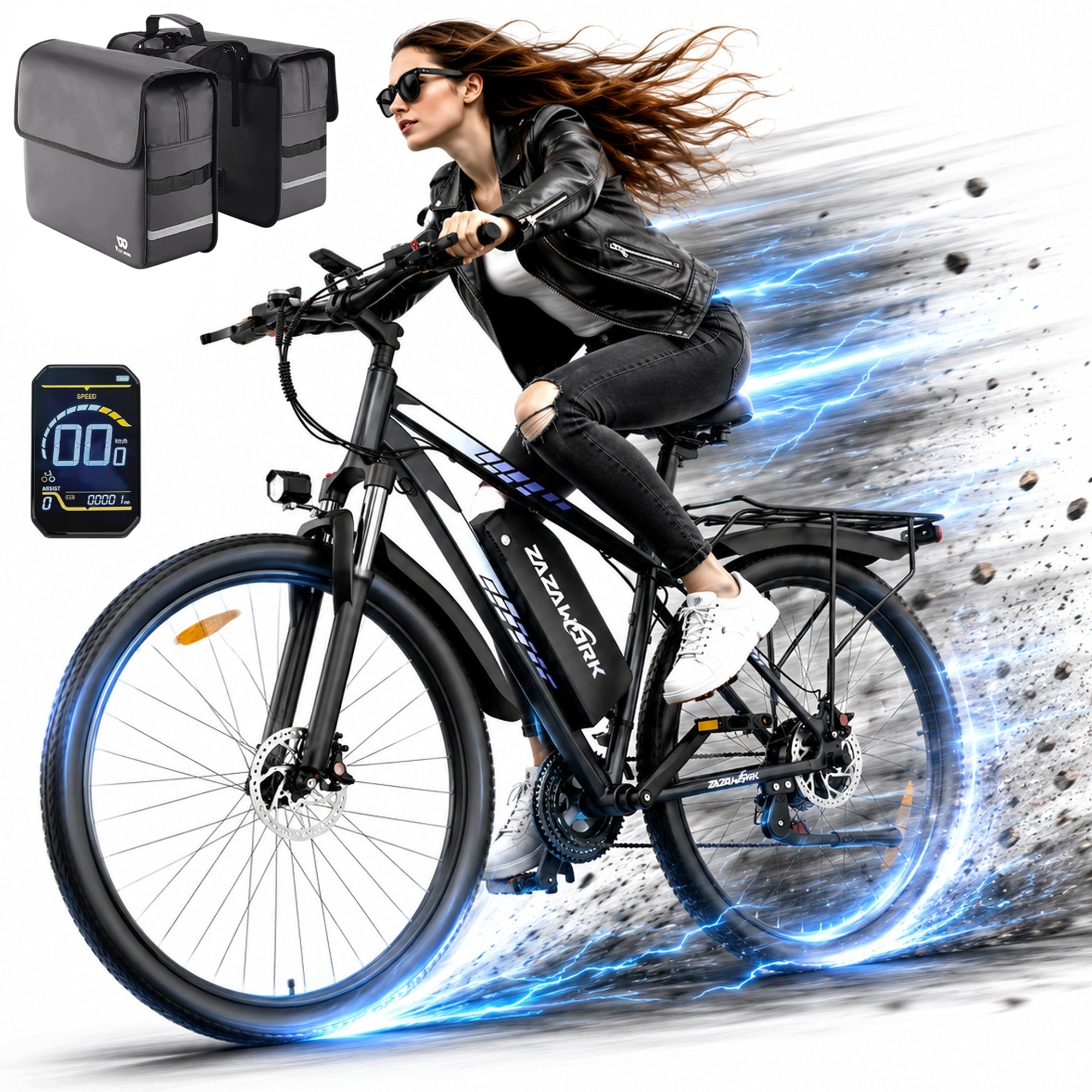 Electric Vehicle 1000W 48V 20AH 50km/h Shimano 21 Oil Brake APP 29"