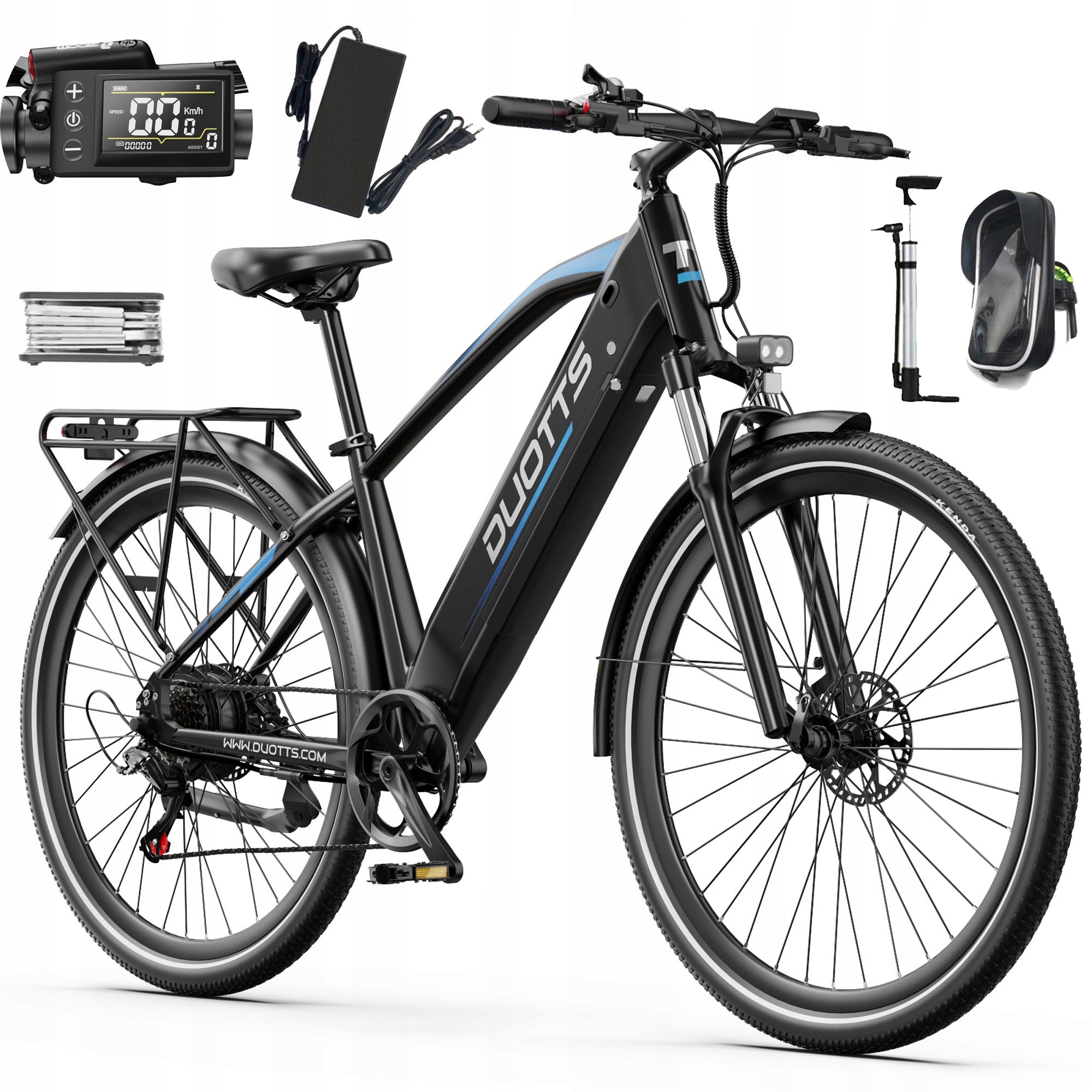 Electric Vehicle Duotts C29 MAX 48V 18Ah 40KM/H 65NM 29'' Range 120 km PL