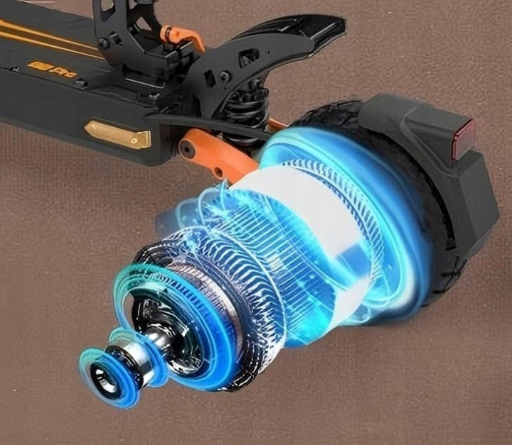 Electric Vehicle KuKirin G2 Pro-ABE 500W 20KM/H 48V 15.6Ah 65KM 9" PL+Gift Weight 22.33 kg