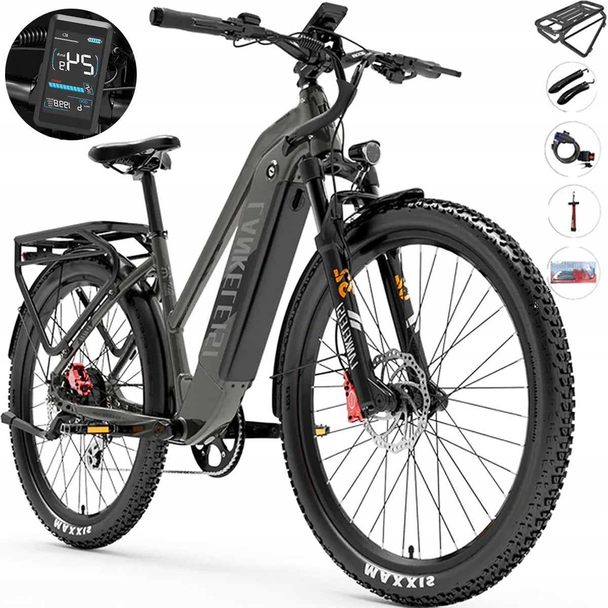 Electric Vehicle LANKELEISI MX600 PRO 500W 40KM/H 150KM 27,5" Off-road