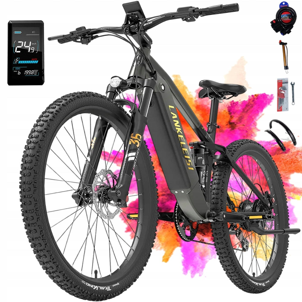 Electric Vehicle LANKELEISI RX600PRO Mountain 1000W 48V 20Ah SAMSUNG 44KM/H