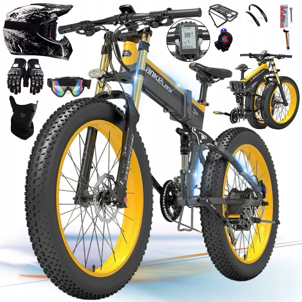 Electric Vehicle LANKELEISI XT750PLUS 17.5ah 1000W 45KM/H 120KM 26"