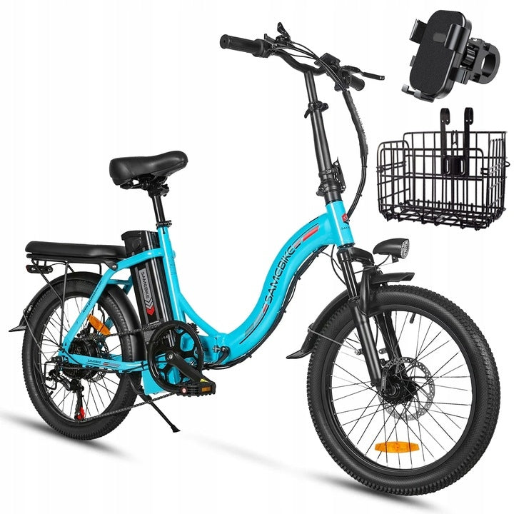 Electric Vehicle Samebike CY20 350W 36V 12AH 32KM/H 7-Speed 20" foldable Packaging status original