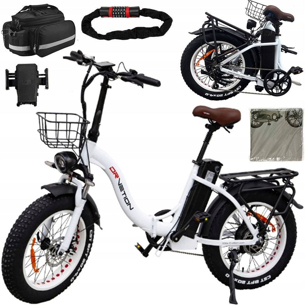 Electric Vehicles Folding DRVETION CT20 1000W Samsung 20 AH 45 km/h+BAG