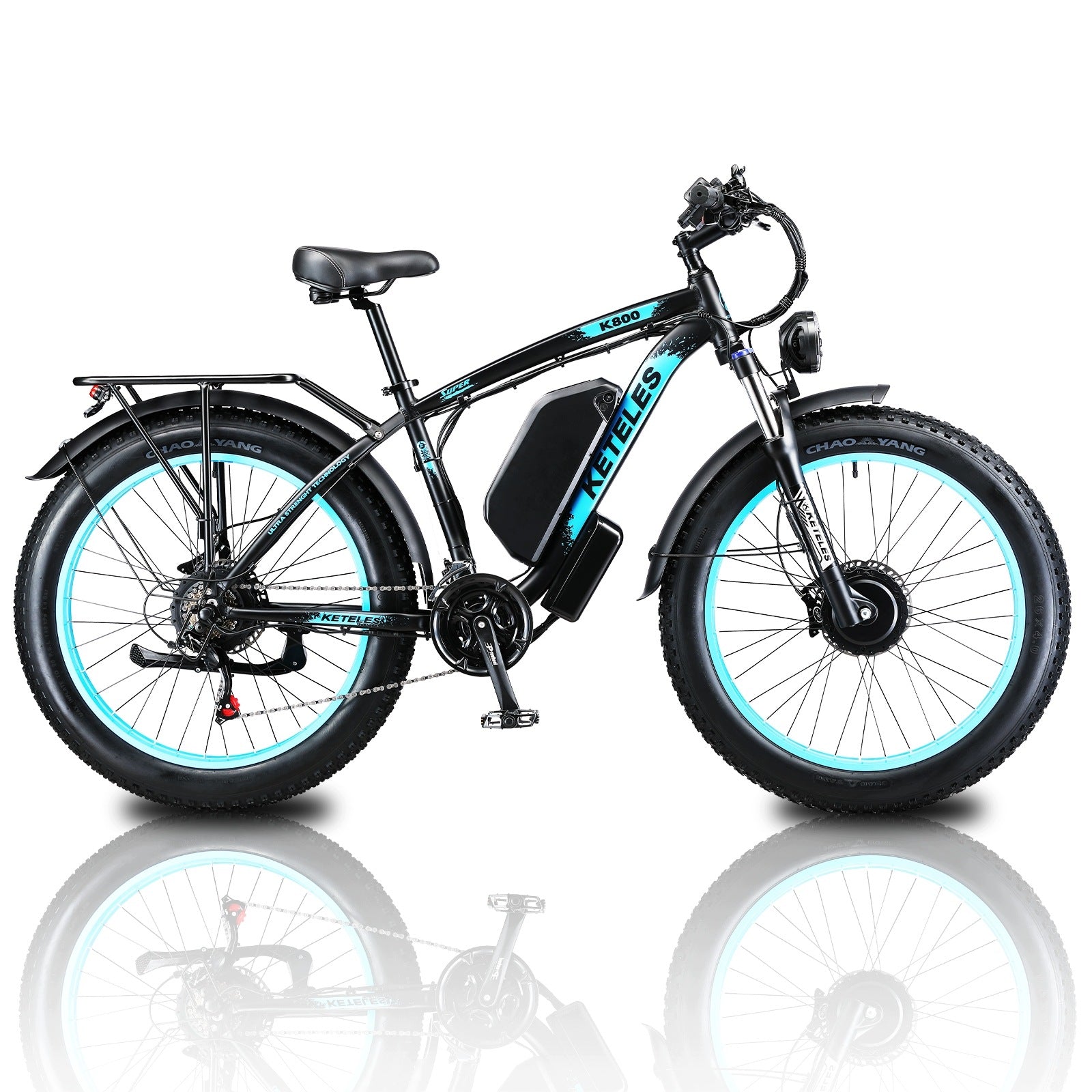 Electric Vehicles K800 4000W 52V32AH Dual motor hydraulic brakes Manufacturer code KETELES K800