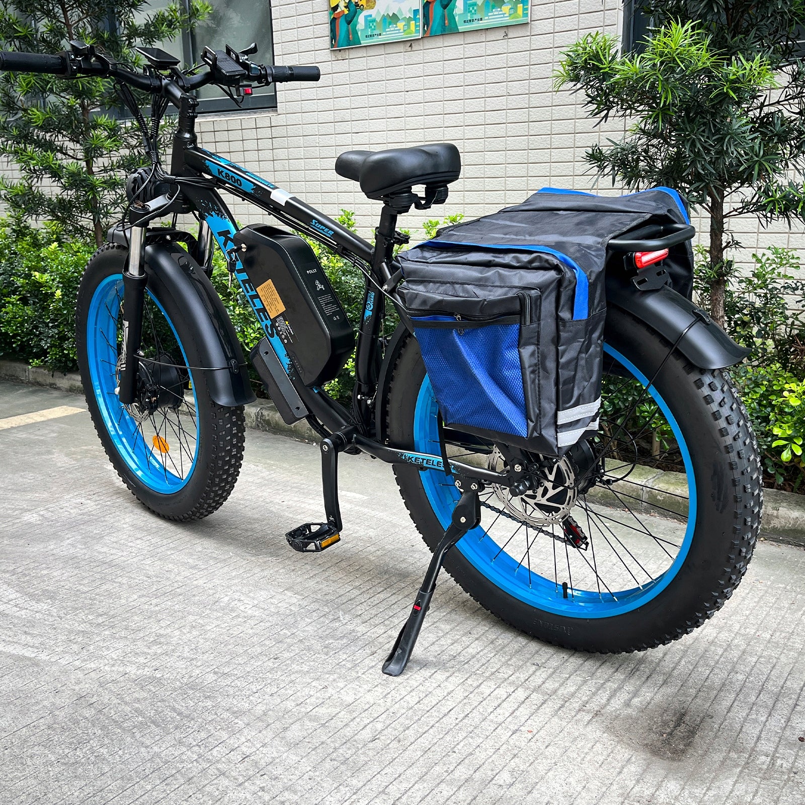 Electric Vehicles K800 Plus 4000W 52V32AH Dual motor hydraulic brakes 26"*4 Foldability self-assembly, adjustable
