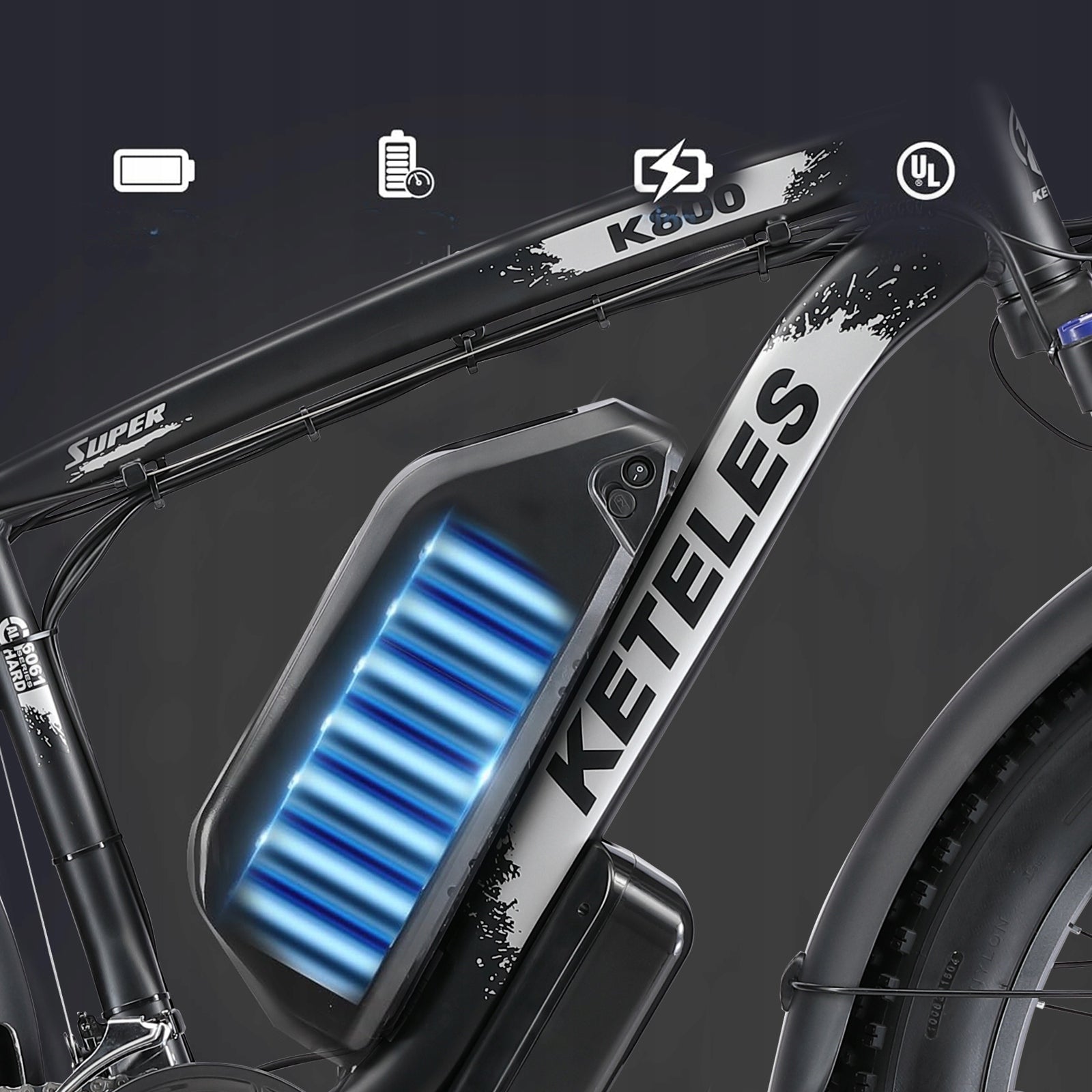 Electric Vehicles K800 Plus 4000W 52V32AH Dual motor hydraulic brakes Manufacturer code KETELES K800 52V4000W