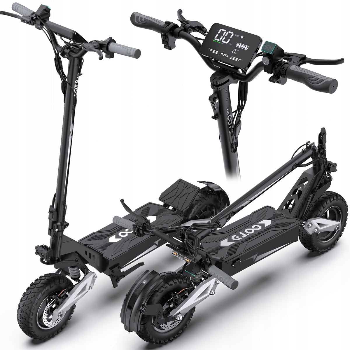 Electric Vehicles OOTD T10-13.5Ah Light Edition Black-Grey PL Packaging status original