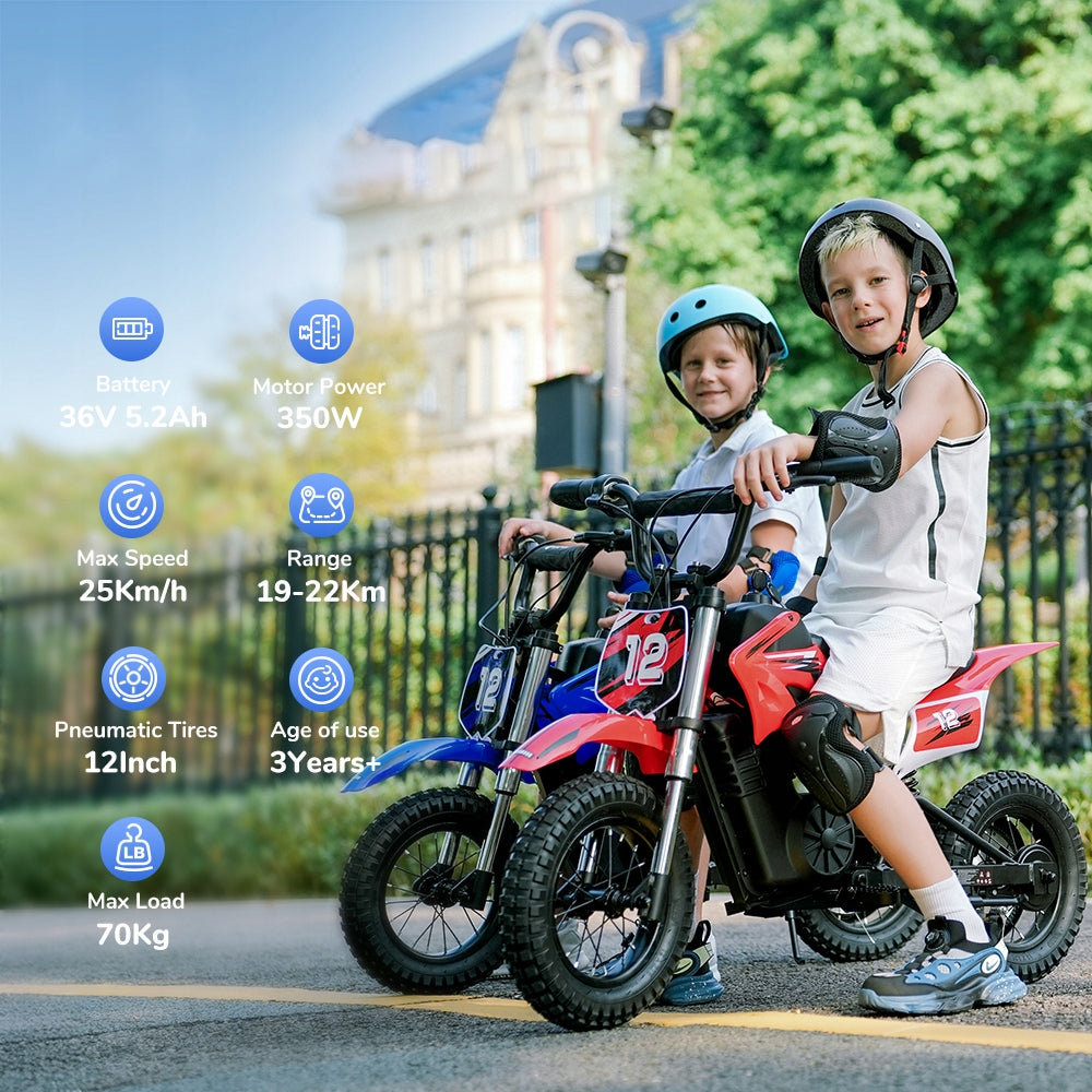Electric Vehicles for Baby Motorcycles for 70kg to 19-22km 36V5.2Ah 350W Brand no brand