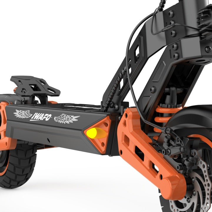 Electric Vehicles with Seat IWAFO IS2 1500W 45km/h 48V/15Ah 60km Foldability partially assembled, calibrated
