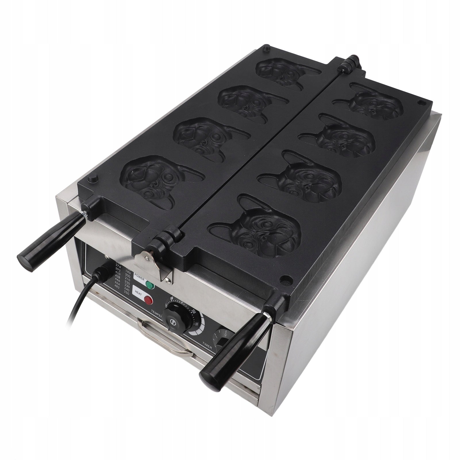 Electric Waffle Iron, 8 Molds Double Sided Reversing Heating Shape Brand no brand