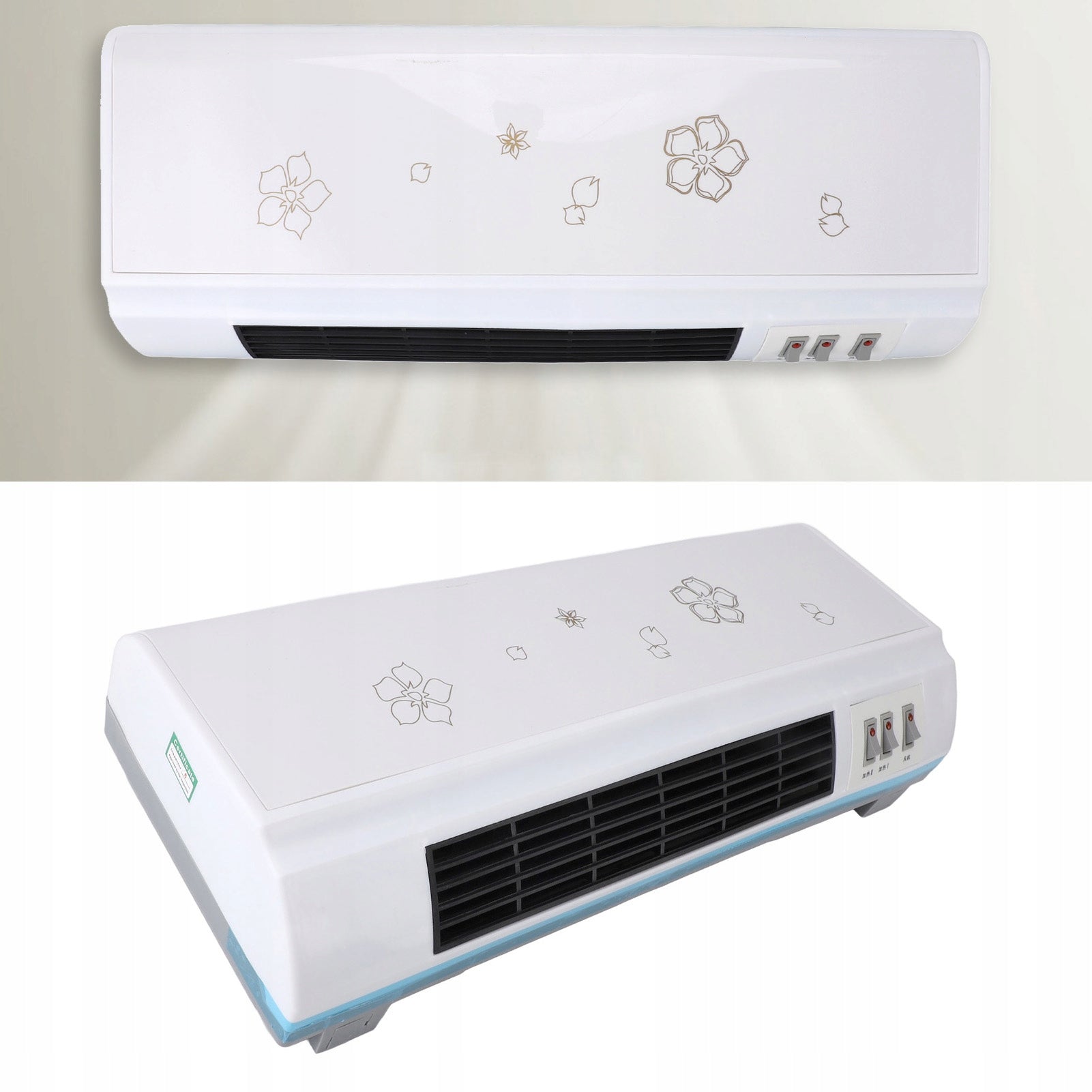 Electric Wall Heater Ceramic Waterproof UH Wall Heater Range of energy efficiency classes A - G