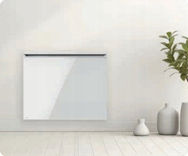 Electric Wall Heater Energy Efficient Glass 1000W Intuis GLASSANCE