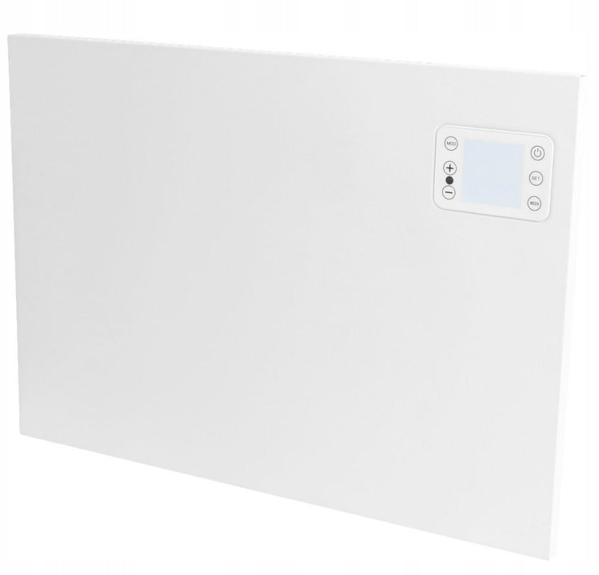 Electric Wall Heater White 800W Thermostat
