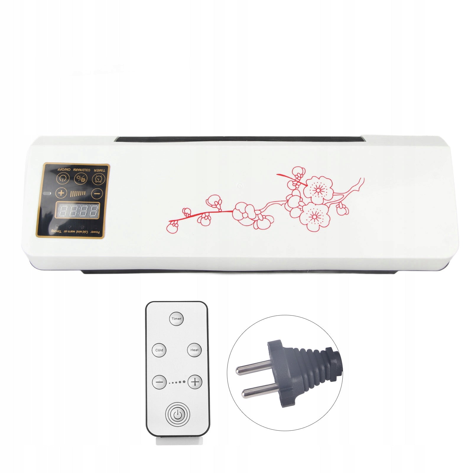 Electric Wall Mount Air Conditioner Fan Easy PO Power 1 W
