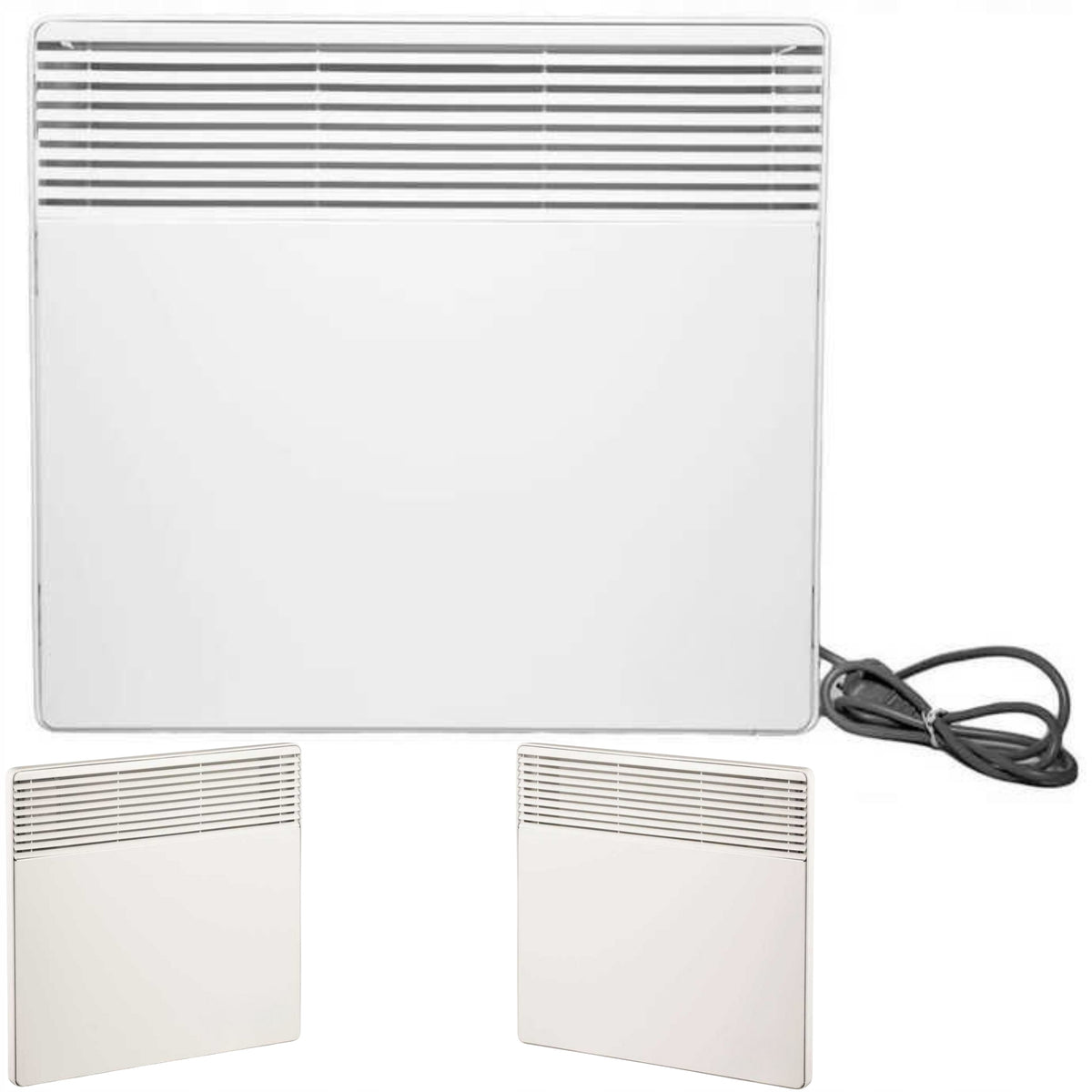 Electric Wall Mounted Convector Heater Portable 1000W 230V White