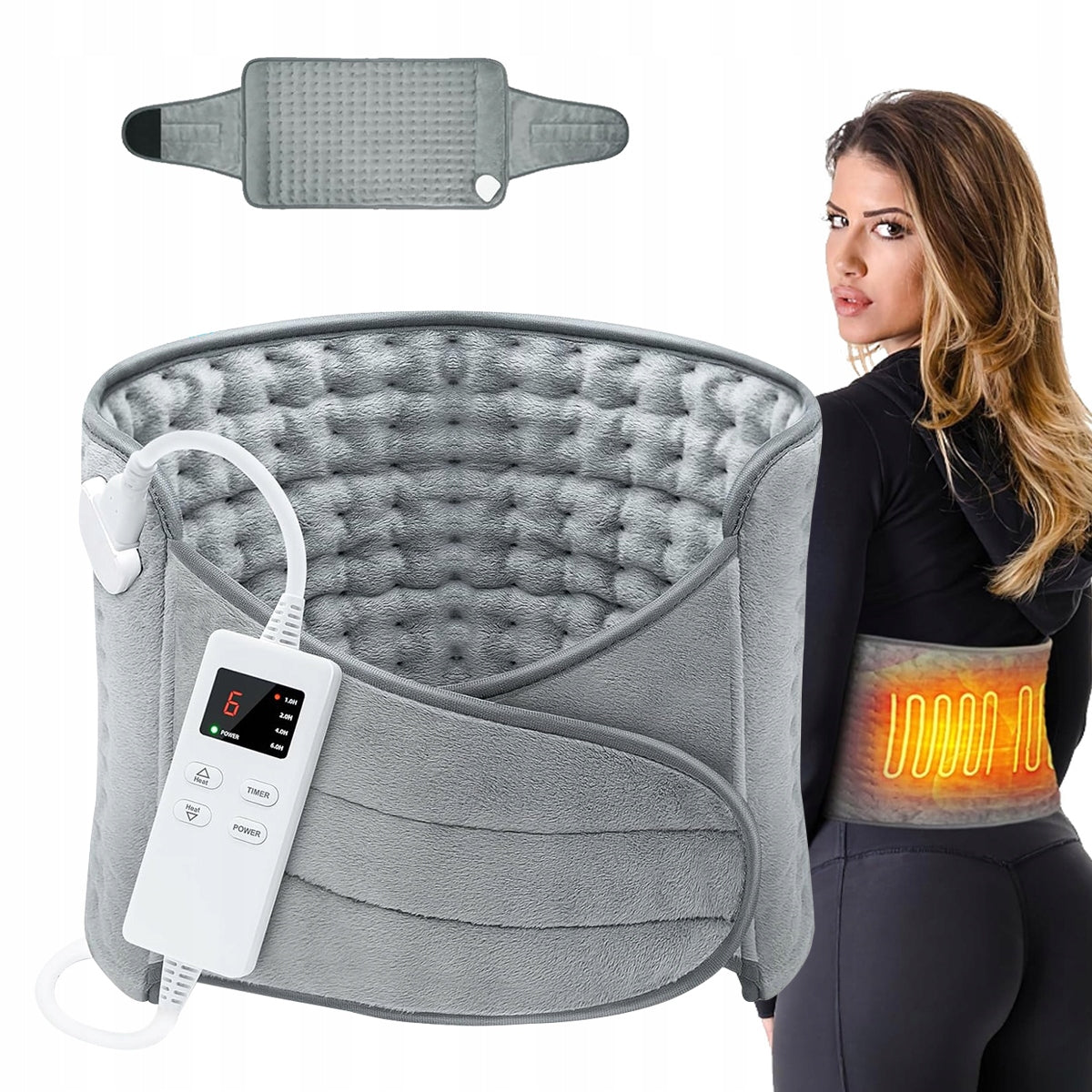 Electric Warming Pillow for Sore Back Neck Joints Muscles