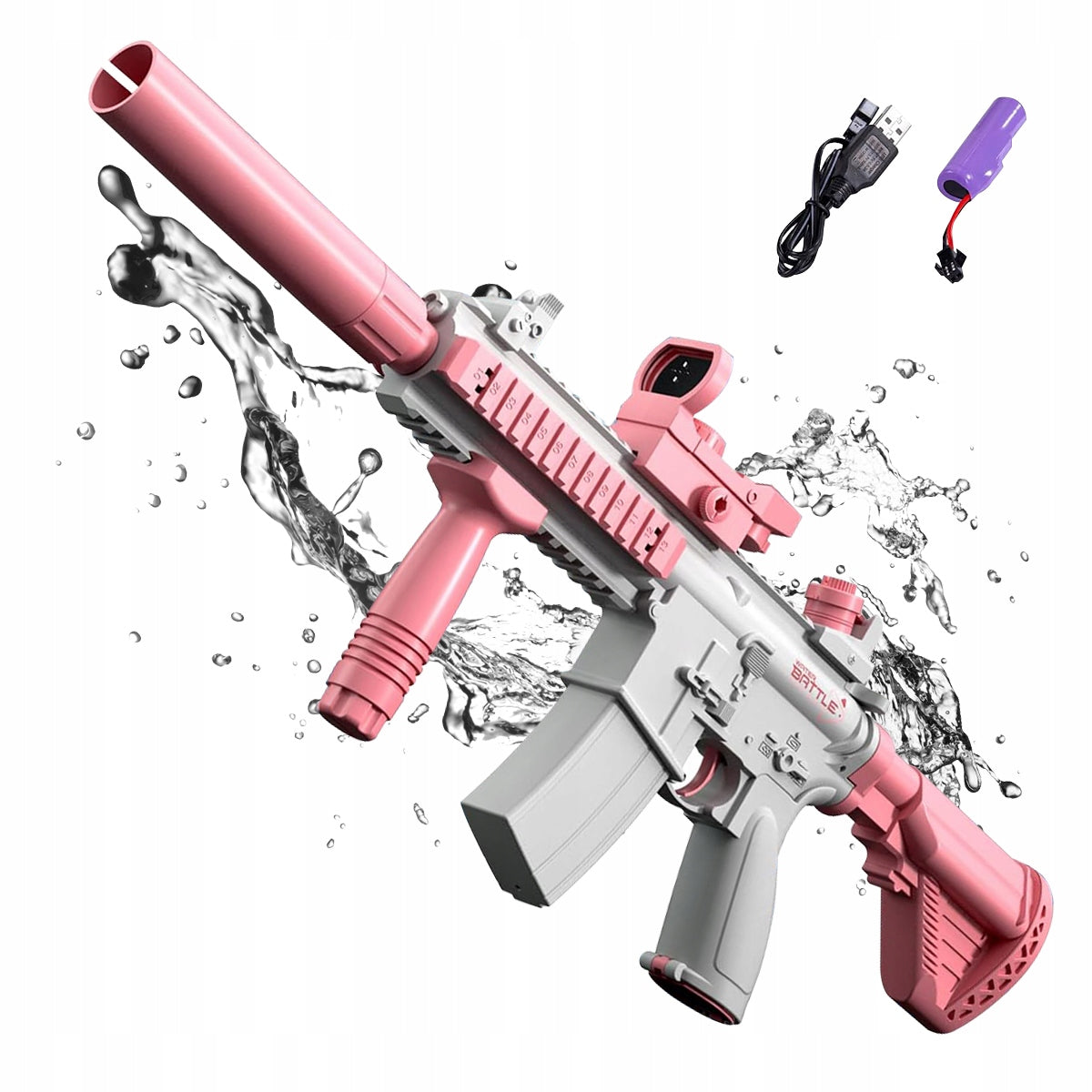 Electric Water Gun Automatic Rifle Rechargeable