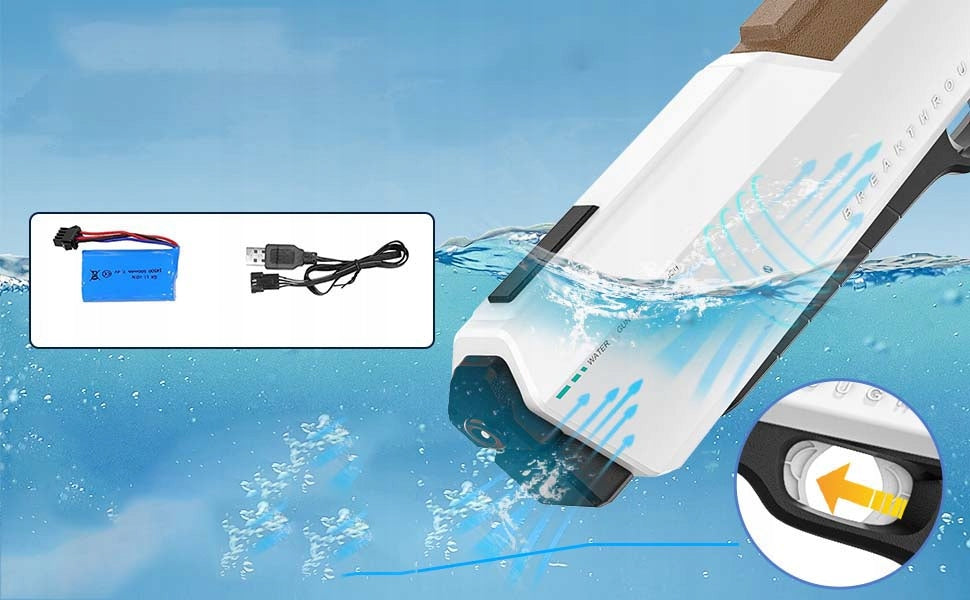 Electric Water Gun, Automatic Water Absorption Toy Manufacturer code 887484916689