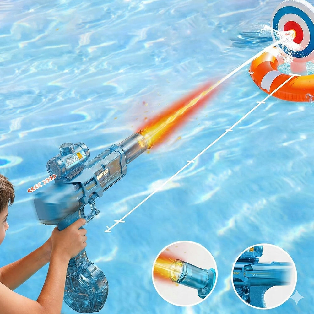 Electric Water Gun With Improved Silencer Responding Barrel 1200Mah Manufacturer code pistolet na wode Pool Toys