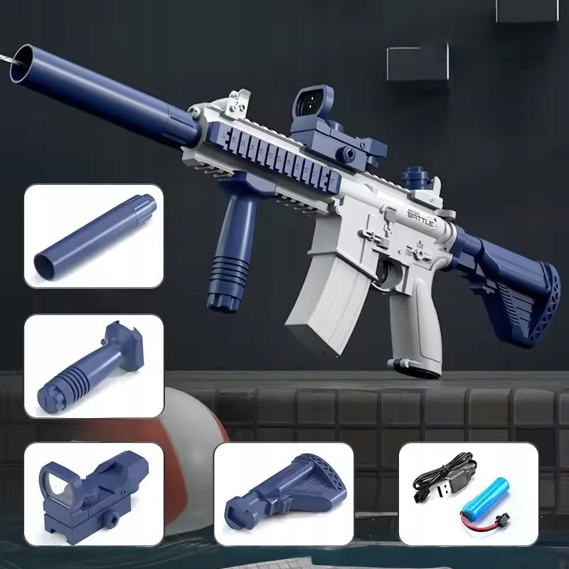 Electric Water Rifle GUN WATER TOY Vending Machine USB Water Thrower Packaging status original