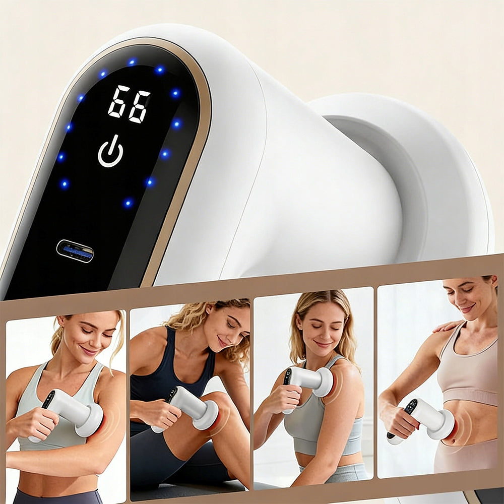 Electric Wireless Anti-Cellulite Massager Heated Lifting WHITE Packaging status original