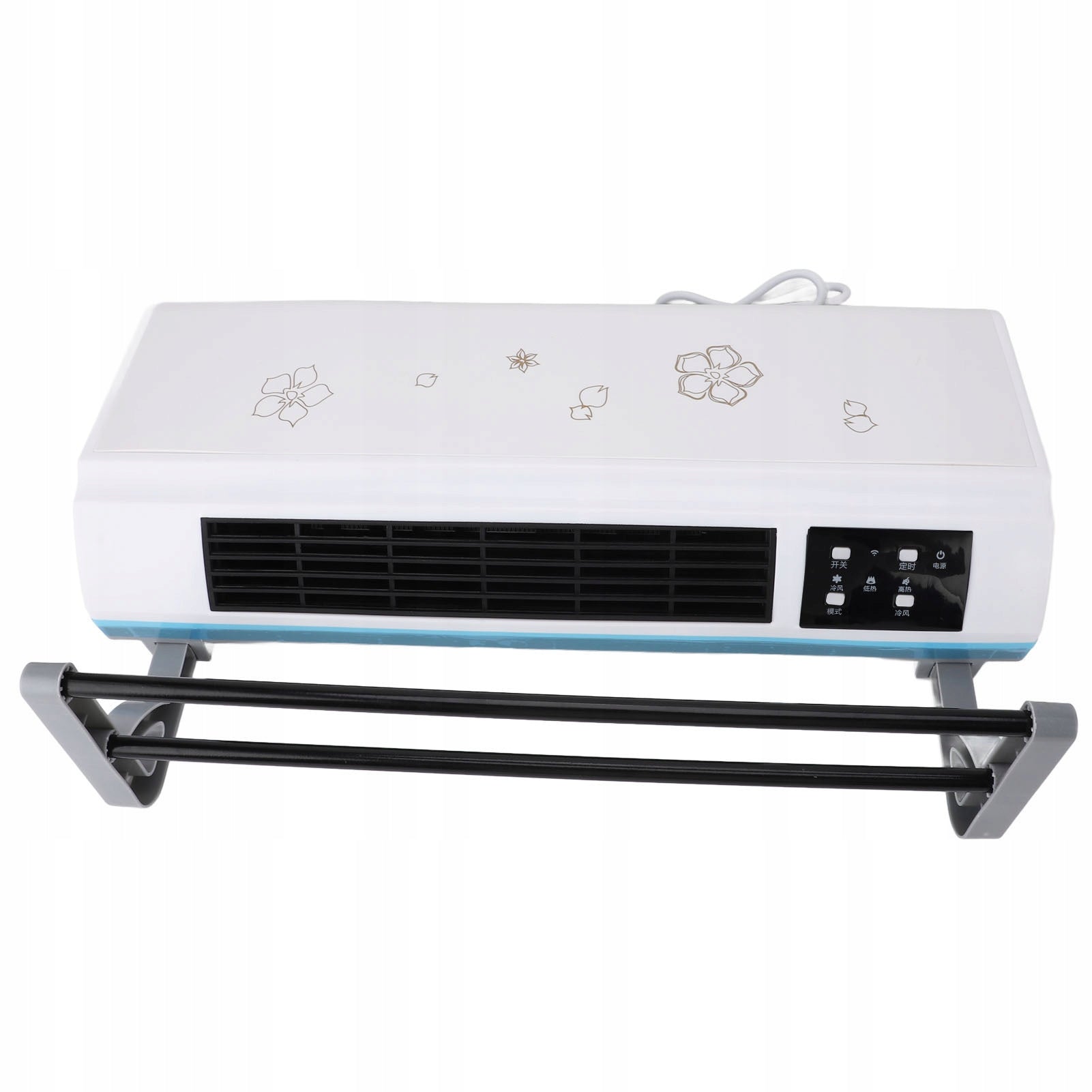 Electric air heater, fast heating Safe display Power 1 W