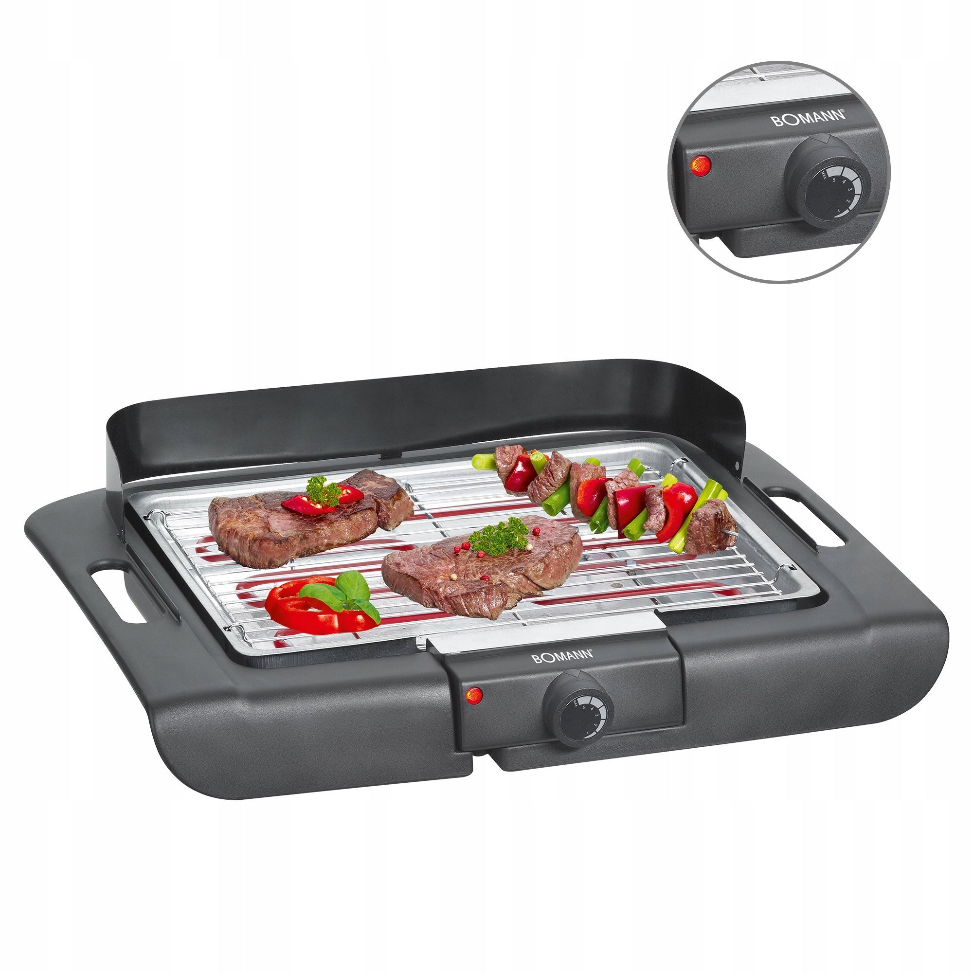 Electric barbecue grill Bomann BQ 2243 CB Power rating 2000 W
