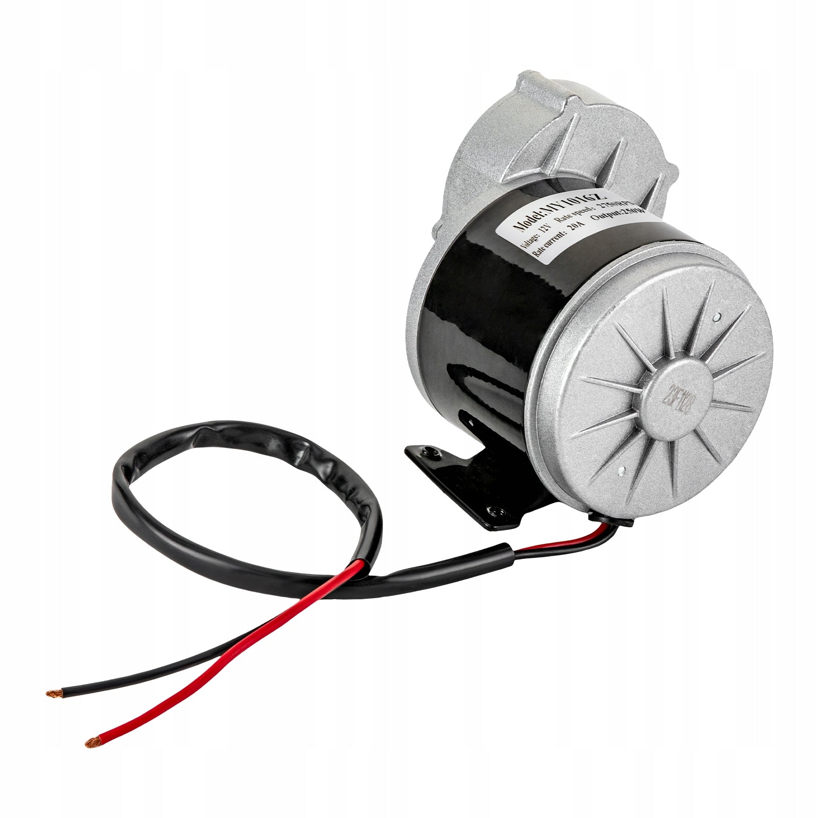 Electric bicycle brush motor reducer, 250w 12v, 20a gear reduction motor