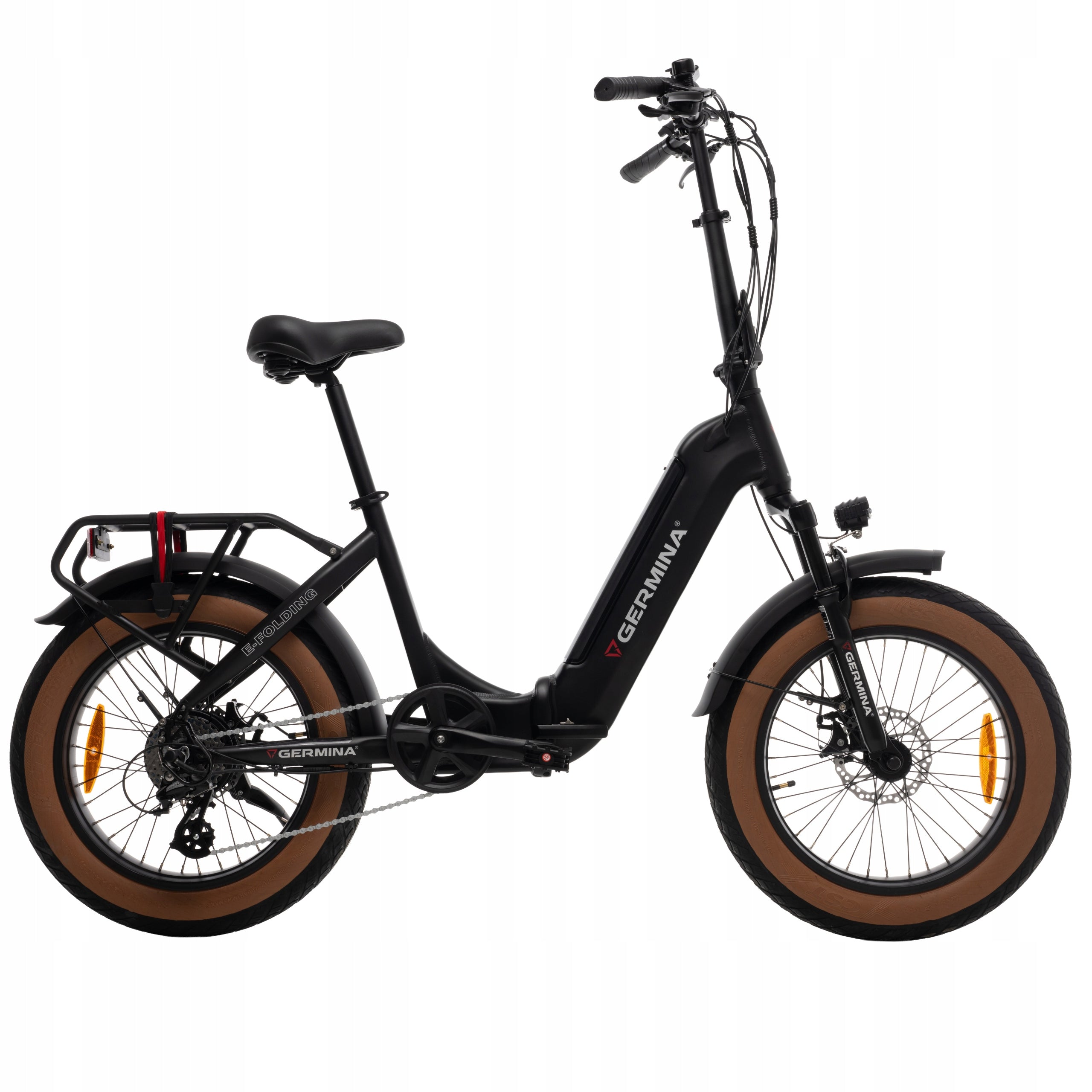 Electric bike 20' Germina FAT BIKE 250W folding 36V e-bike 13,2ah Foldability self-assembly, adjustable