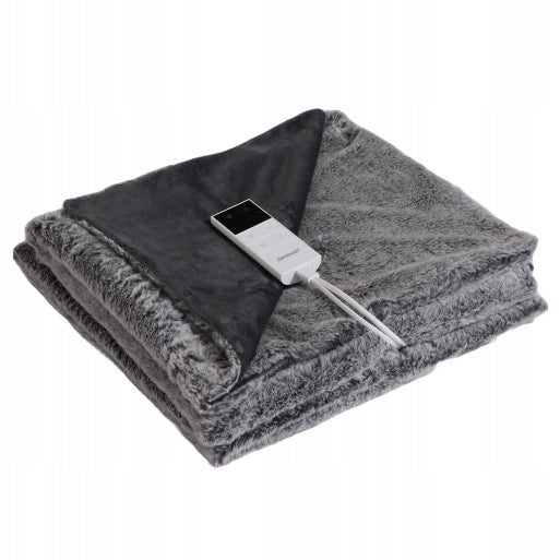 Electric blanket 160x130 cm 80W 10 heating levels furry timer SHT61