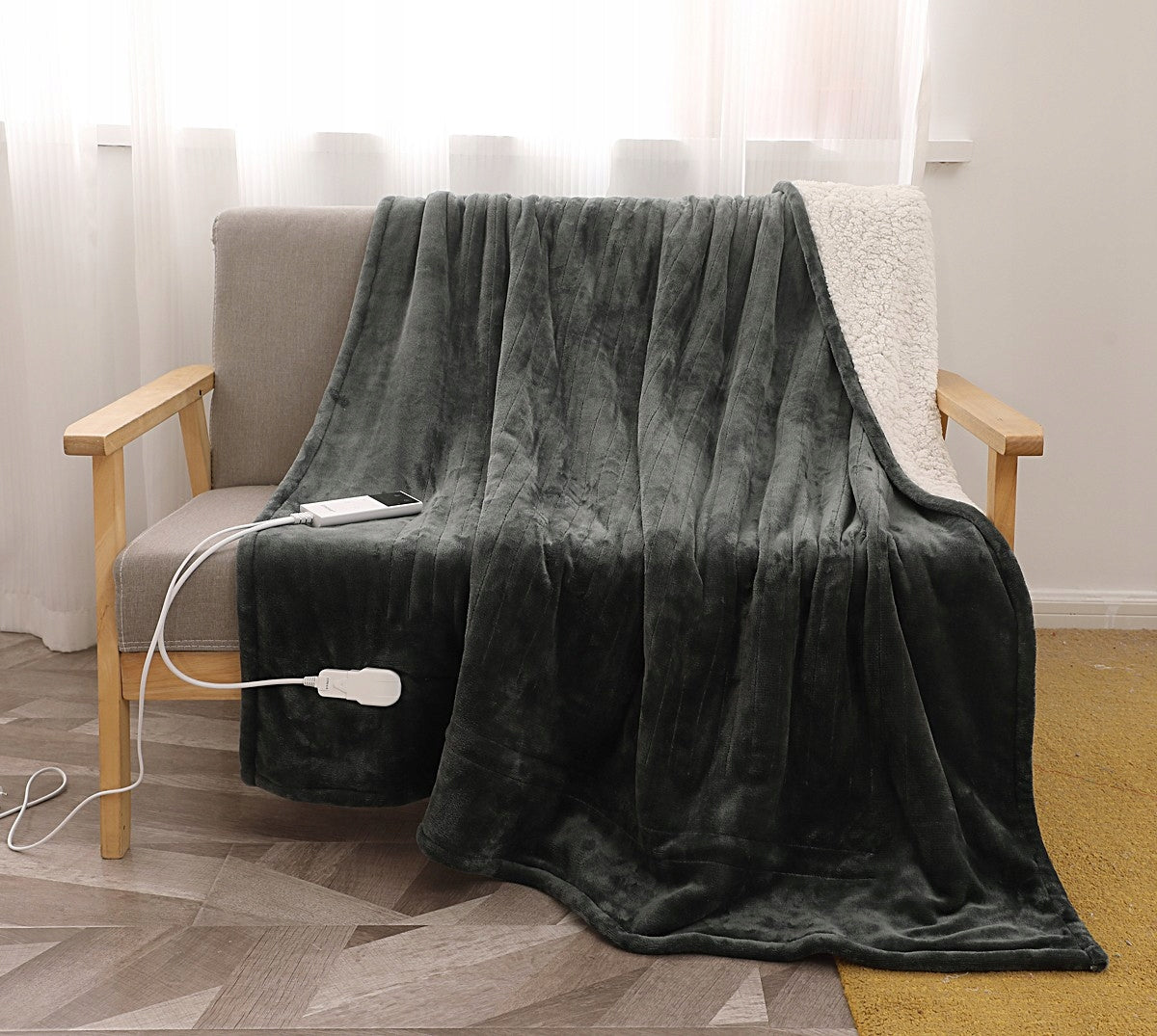 Electric blanket 160x130 cm 80W 10 heating levels timer SHT21 PRIME3 Medical device no