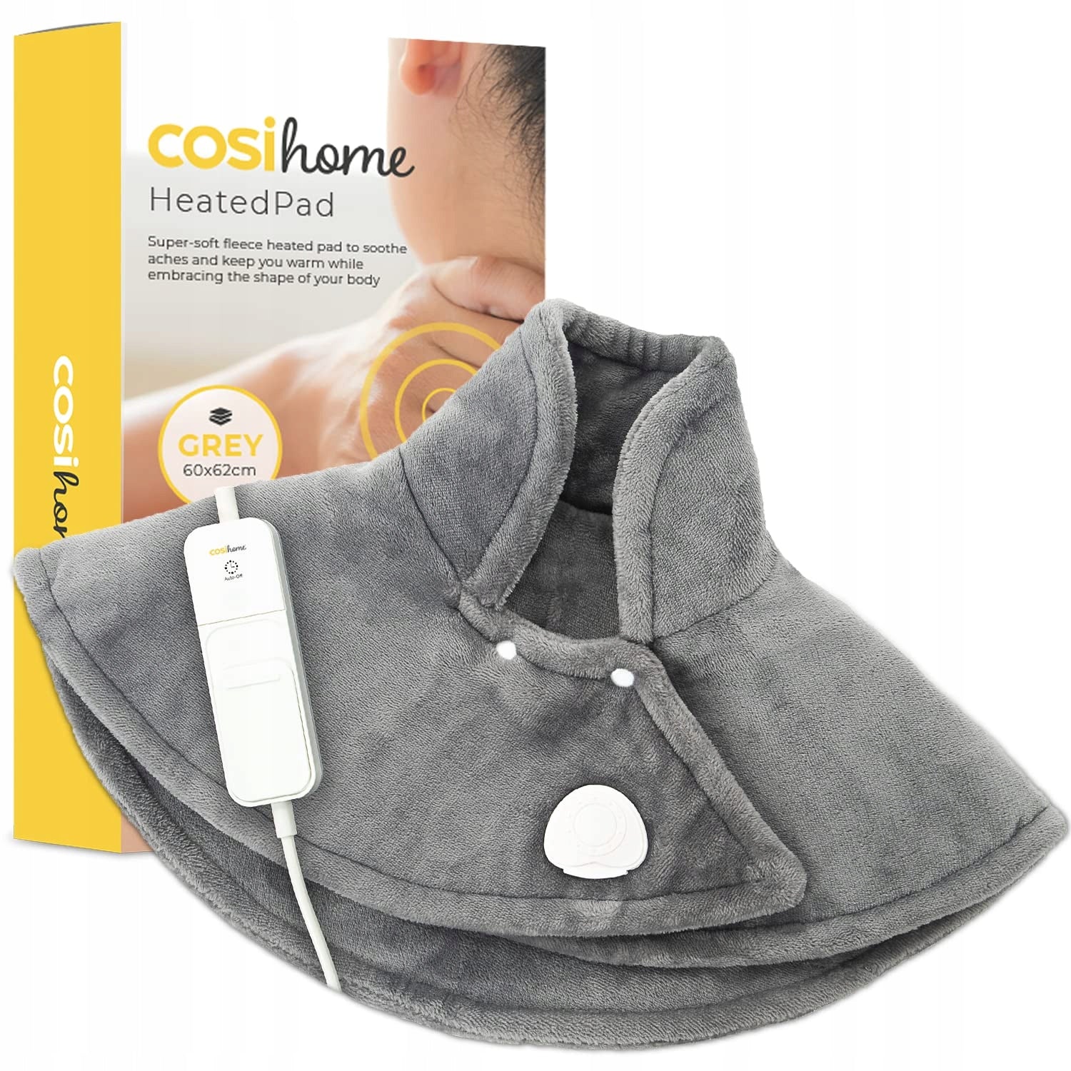 Electric blanket Cosi Home HP-02 grey NECK BACK 60x62cm 100W