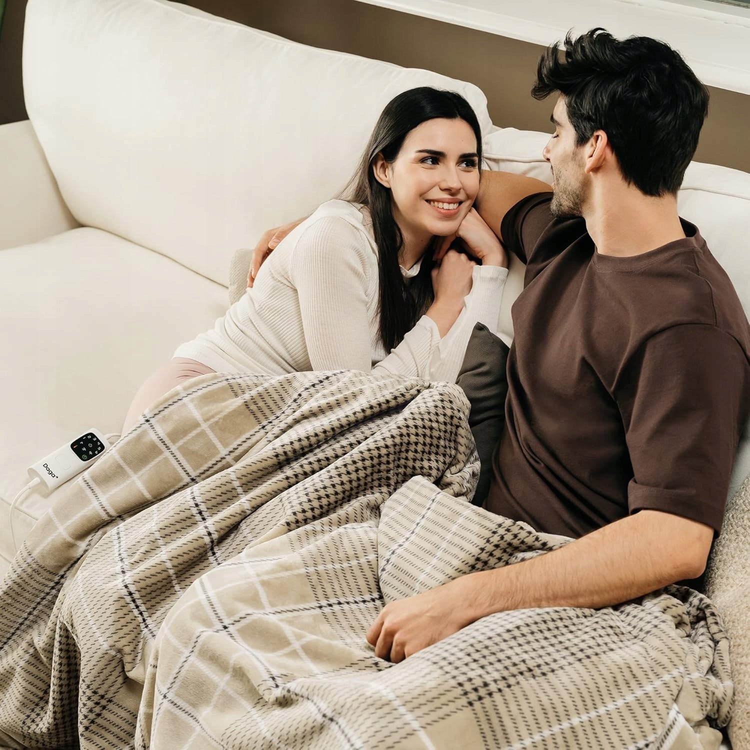 Electric blanket DAGA RELAX SUAVE XL 180x140 cm BROWN PLUSH Manufacturer code 8007403169367