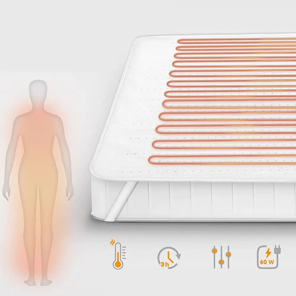 Electric blanket Sinnlein 150 x 80 cm White Manufacturer code 1213-001