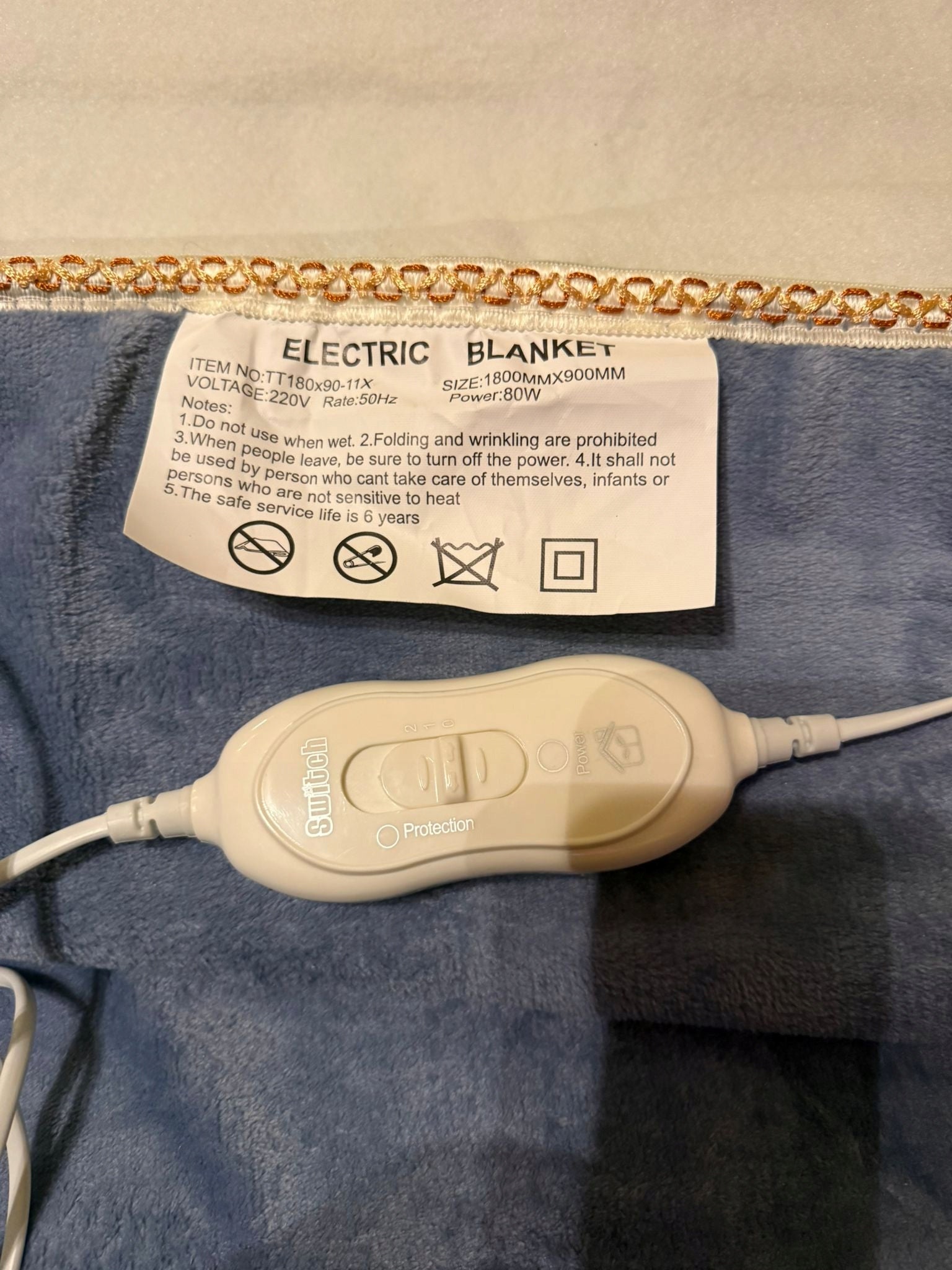 Electric blanket new, heating blanket Brand no brand