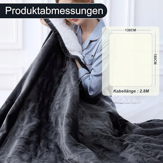 Electric blanket with automatic shut-off 130x180cm Medical device no