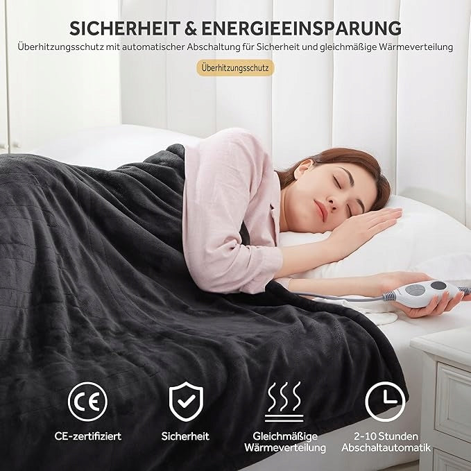 Electric blanket with automatic switch 130 x 180 cm Medical device no