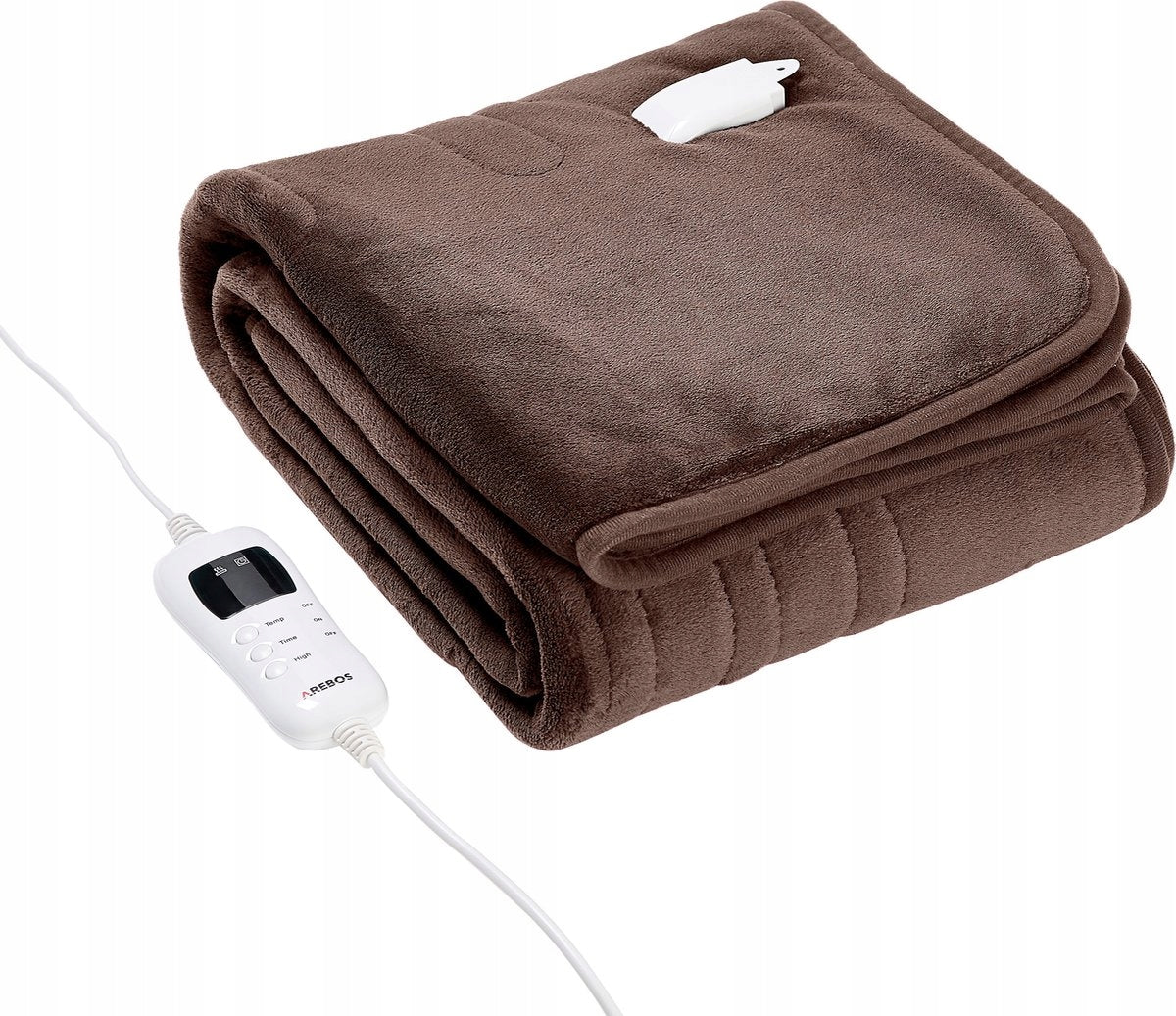 Electric blanket with plush 160 x 120 cm 9 degrees of heating