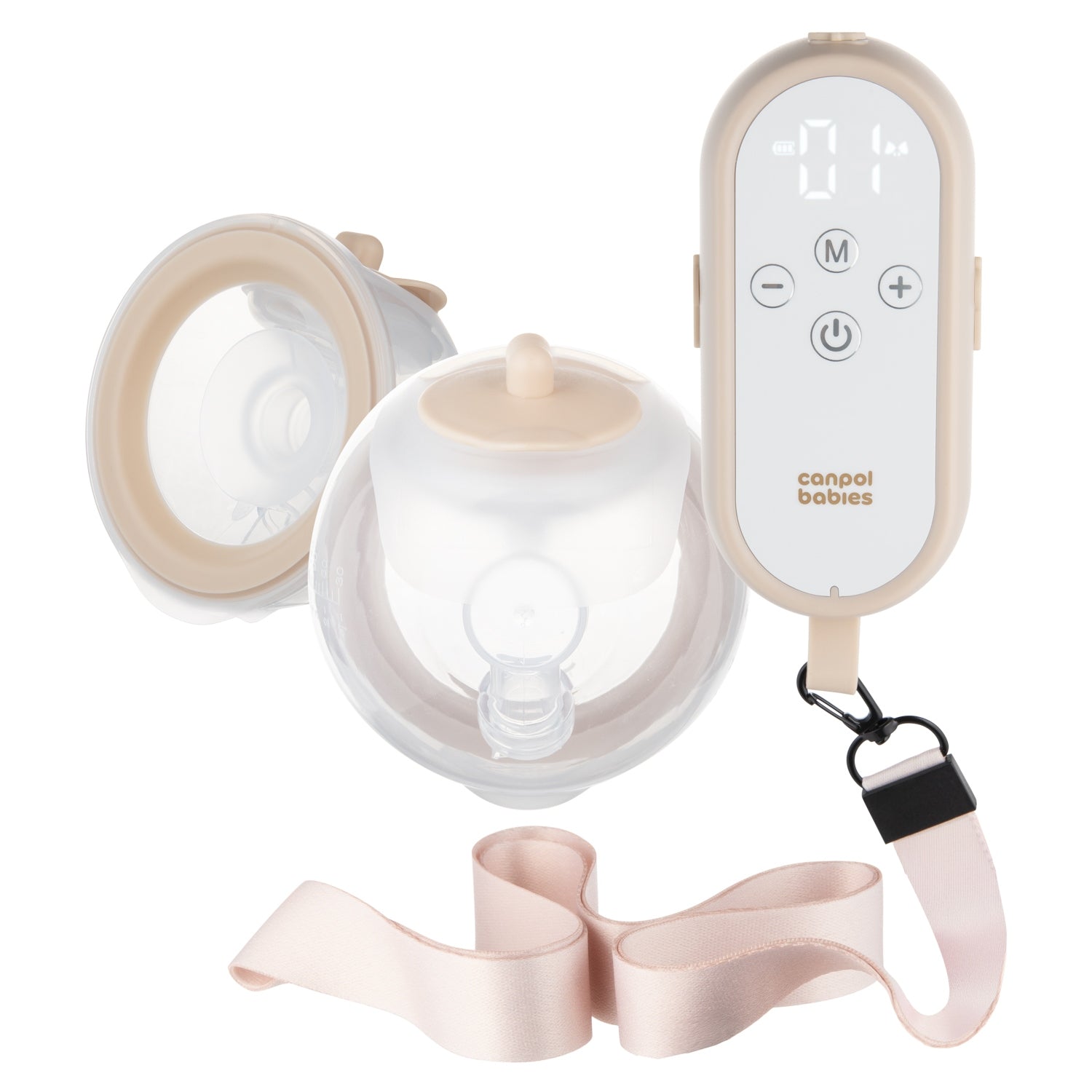 Electric breast pump Canpol babies double beige 120 ml Packaging status original