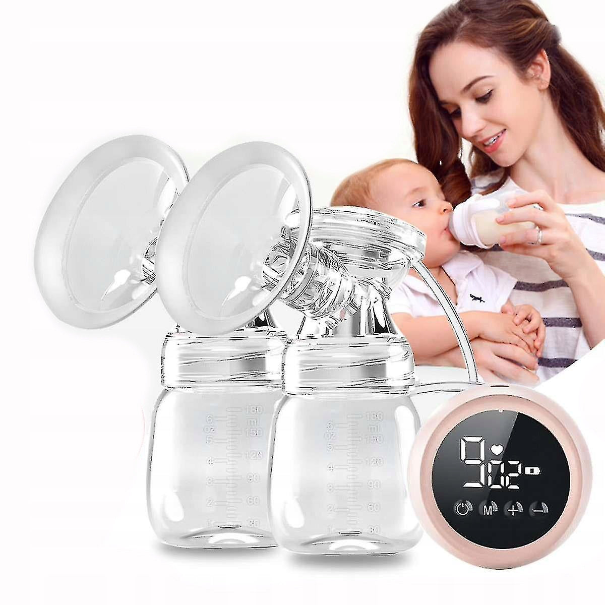 Electric breast pump Double-sided double large suction 180ML 9 mode