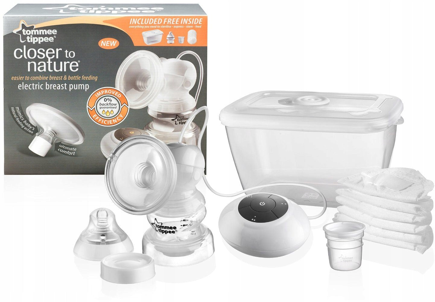 Electric breast pump Tommee Tippee Closer Nature Color white