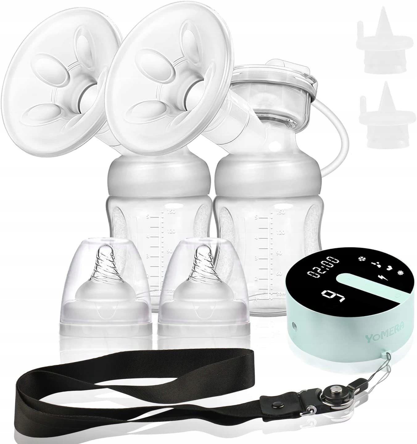Electric breast pump YOMERA double LED