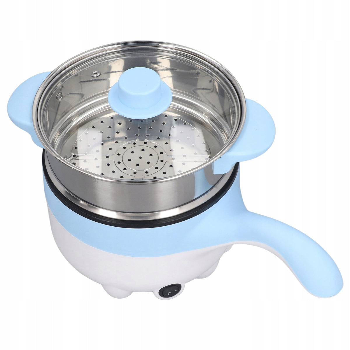 Electric car cooking pot, safe cer glaze insert
